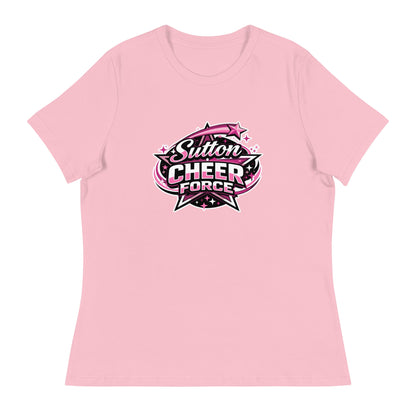Performance | Women's Relaxed T Shirt | Sutton Cheer Force | Shooting Star Logo