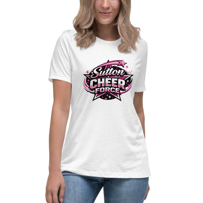 Performance | Women's Relaxed T Shirt | Sutton Cheer Force | Shooting Star Logo