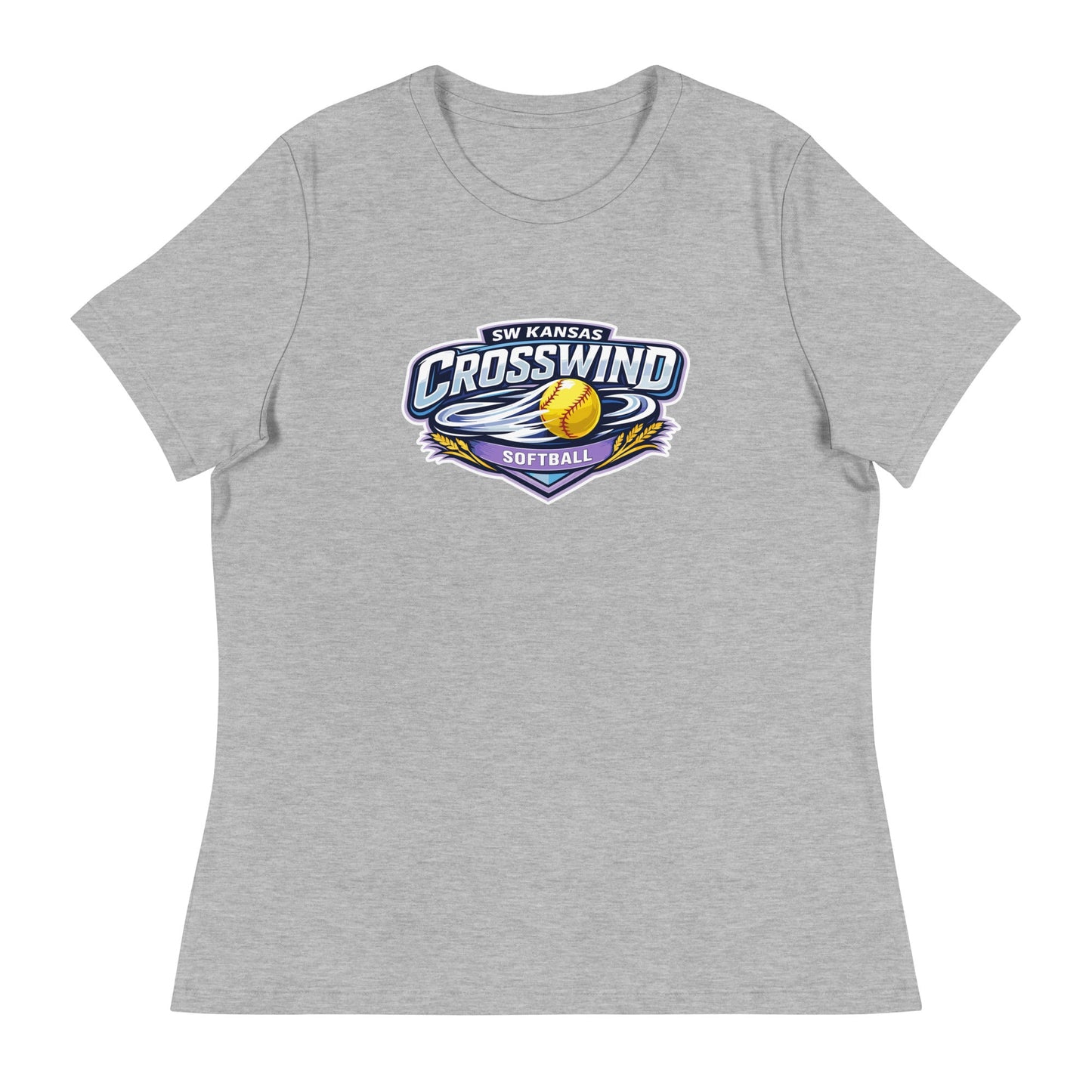 Performance | Women's Relaxed T Shirt | SW Kansas Crosswind | Shield Logo