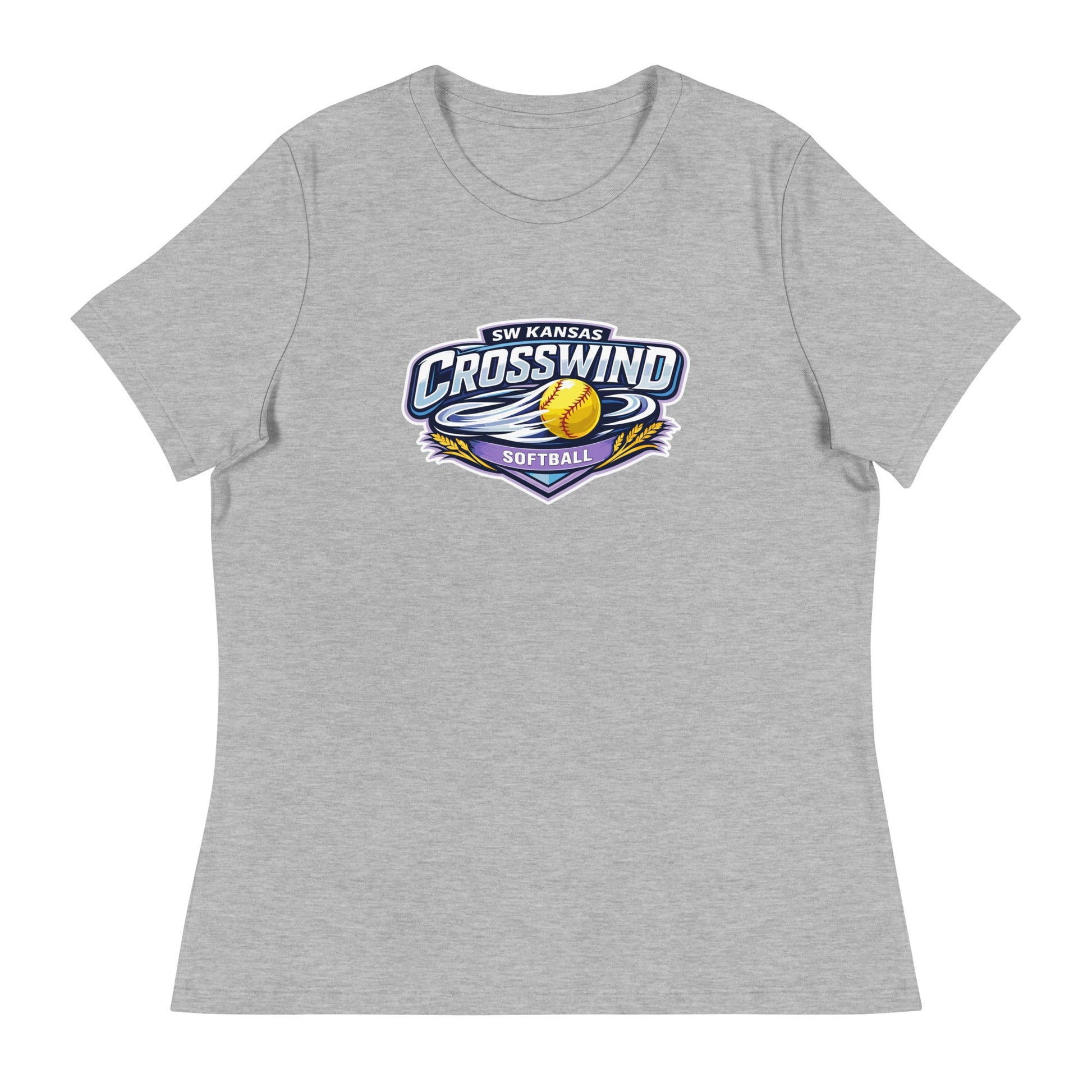 Performance | Women's Relaxed T Shirt | SW Kansas Crosswind | Shield Logo