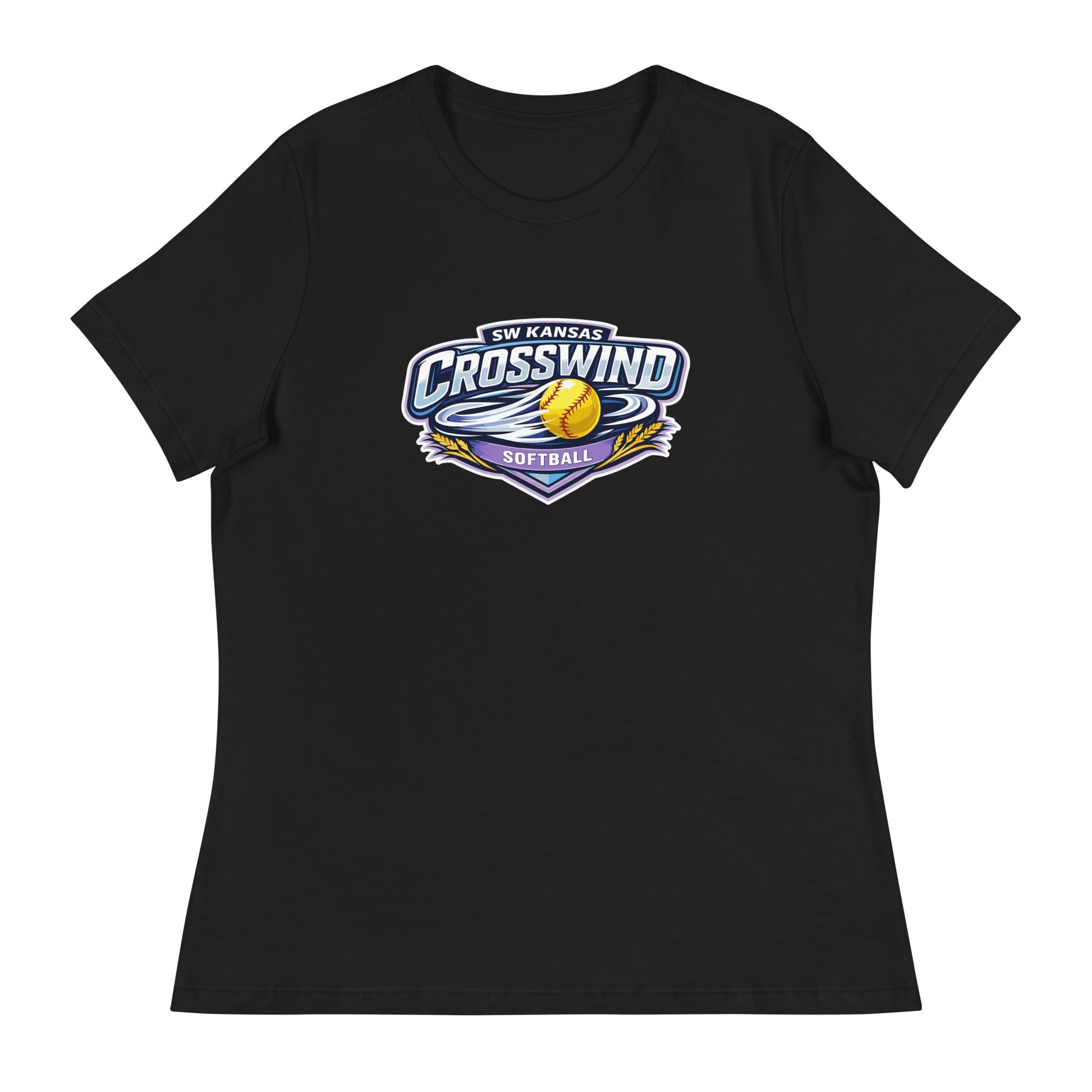 Performance | Women's Relaxed T Shirt | SW Kansas Crosswind | Shield Logo