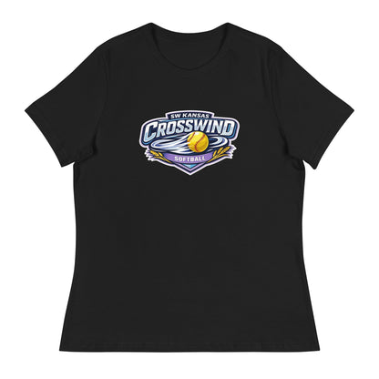 Performance | Women's Relaxed T Shirt | SW Kansas Crosswind | Shield Logo