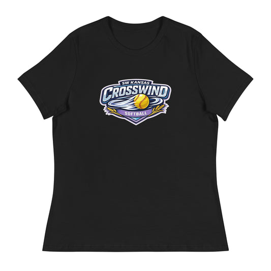 Performance | Women's Relaxed T Shirt | SW Kansas Crosswind | Shield Logo