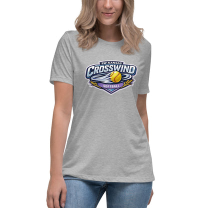 Performance | Women's Relaxed T Shirt | SW Kansas Crosswind | Shield Logo