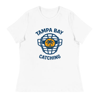 Performance | Women's Relaxed T Shirt | Tampa Bay Catching | Vanguard Logo