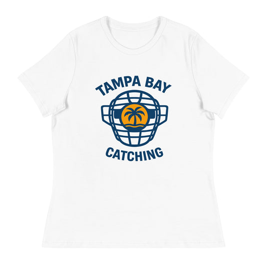 Performance | Women's Relaxed T Shirt | Tampa Bay Catching | Vanguard Logo