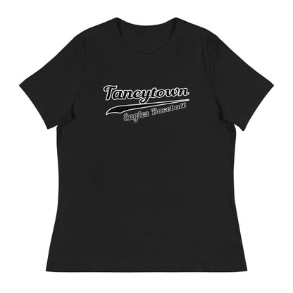 Performance | Women's Relaxed T Shirt | Taneytown Eagles Baseball | Script Logo