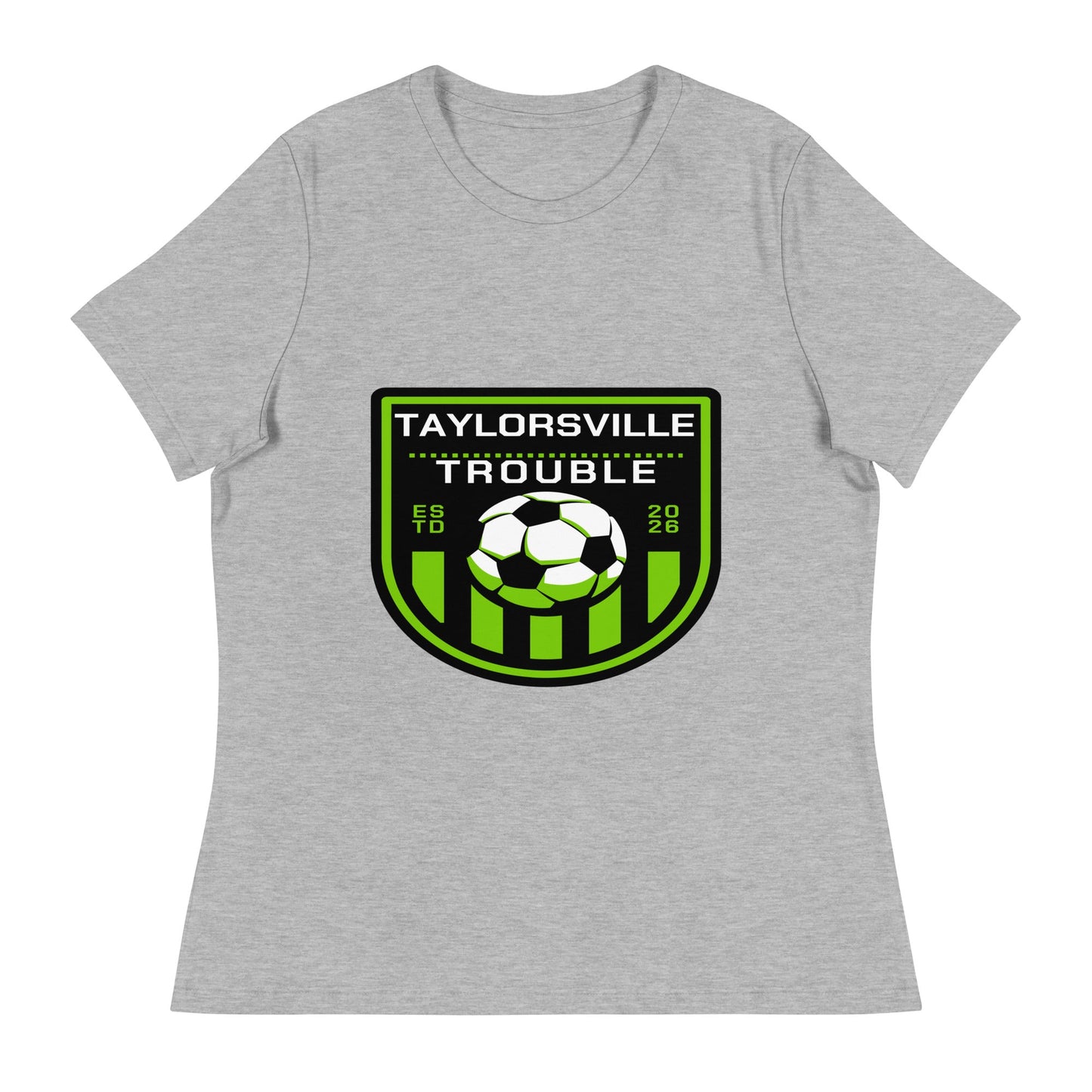 Performance | Women's Relaxed T Shirt | Taylorsville Trouble | Shield Logo