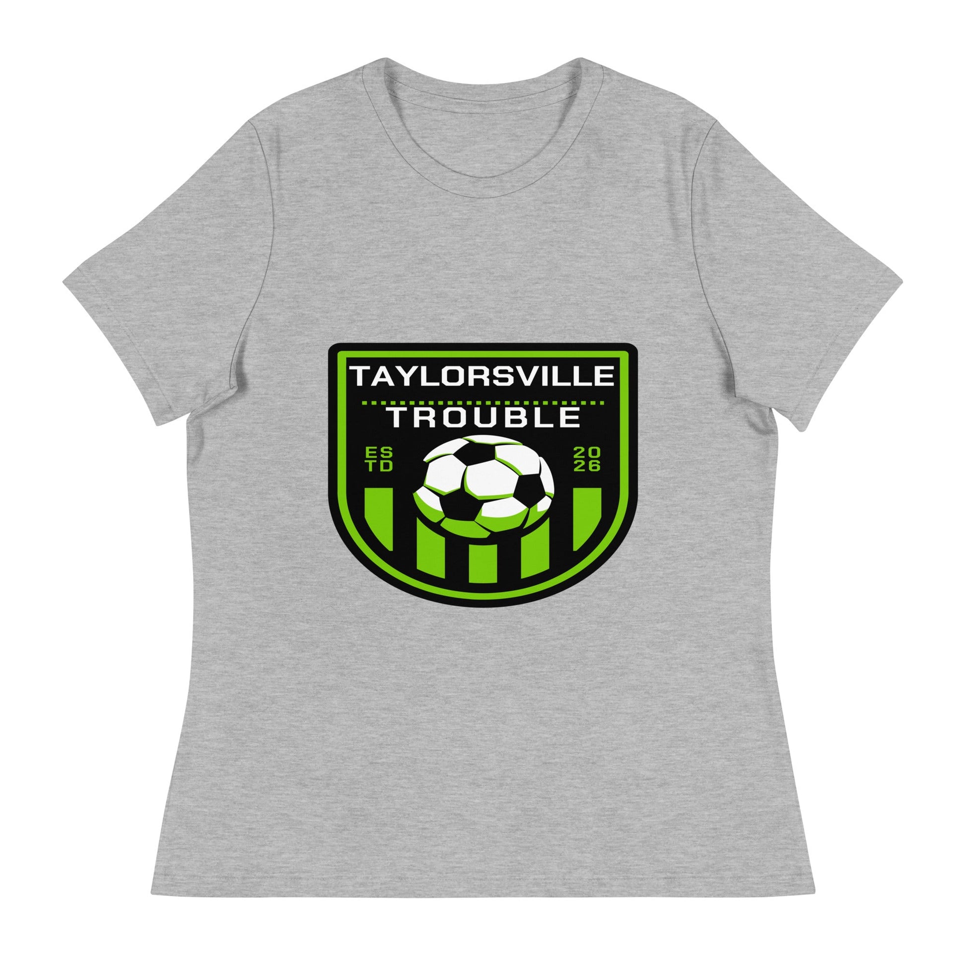 Performance | Women's Relaxed T Shirt | Taylorsville Trouble | Shield Logo