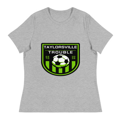 Performance | Women's Relaxed T Shirt | Taylorsville Trouble | Shield Logo