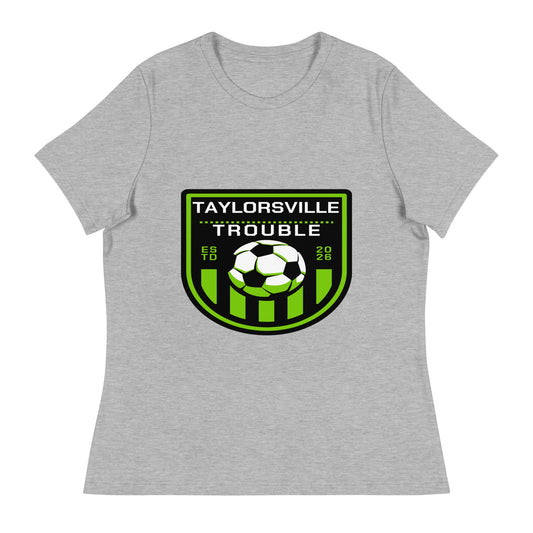 Performance | Women's Relaxed T Shirt | Taylorsville Trouble | Shield Logo