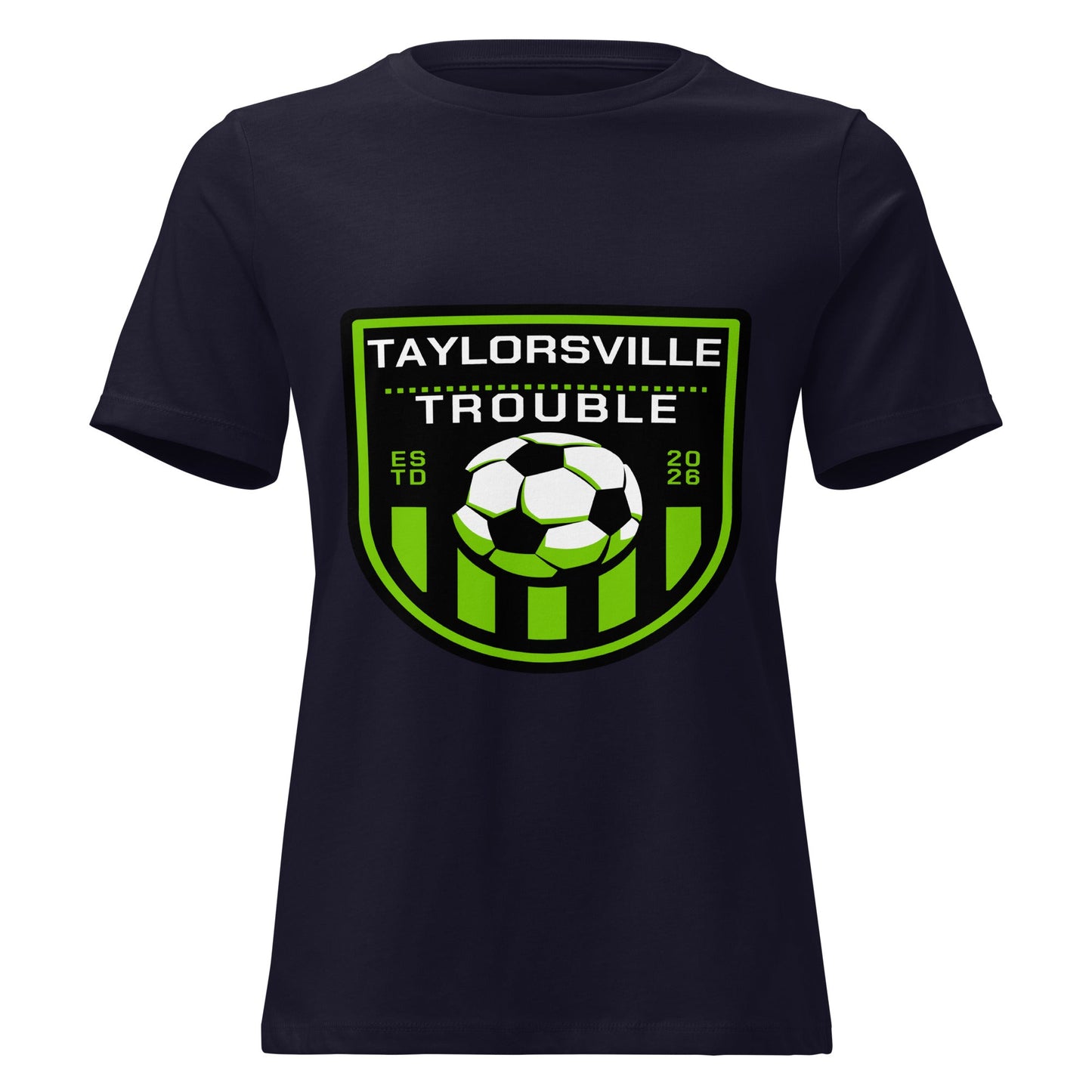 Performance | Women's Relaxed T Shirt | Taylorsville Trouble | Shield Logo