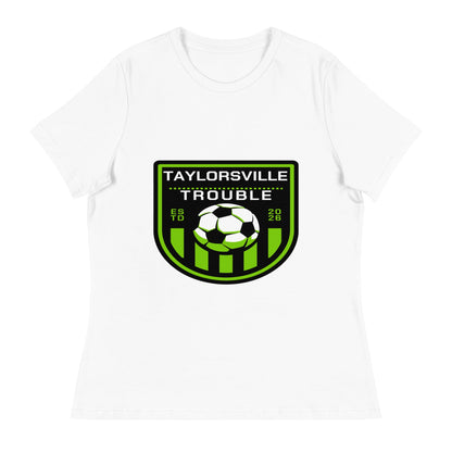 Performance | Women's Relaxed T Shirt | Taylorsville Trouble | Shield Logo