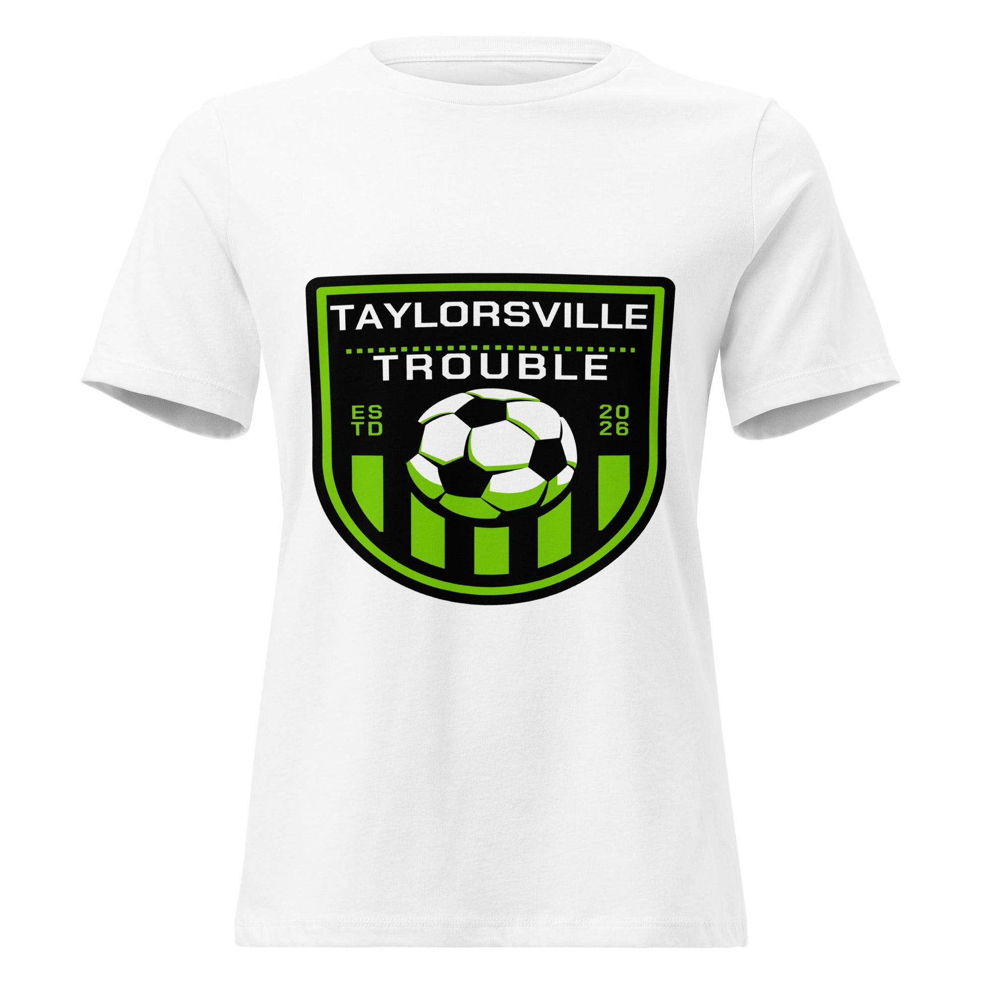 Performance | Women's Relaxed T Shirt | Taylorsville Trouble | Shield Logo