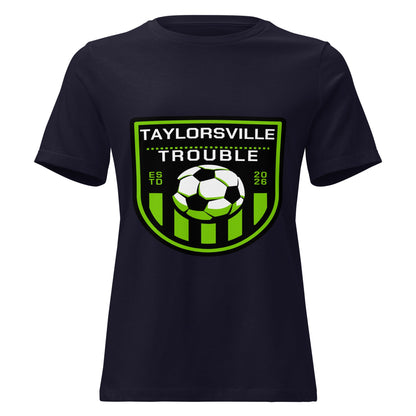Performance | Women's Relaxed T Shirt | Taylorsville Trouble | Shield Logo