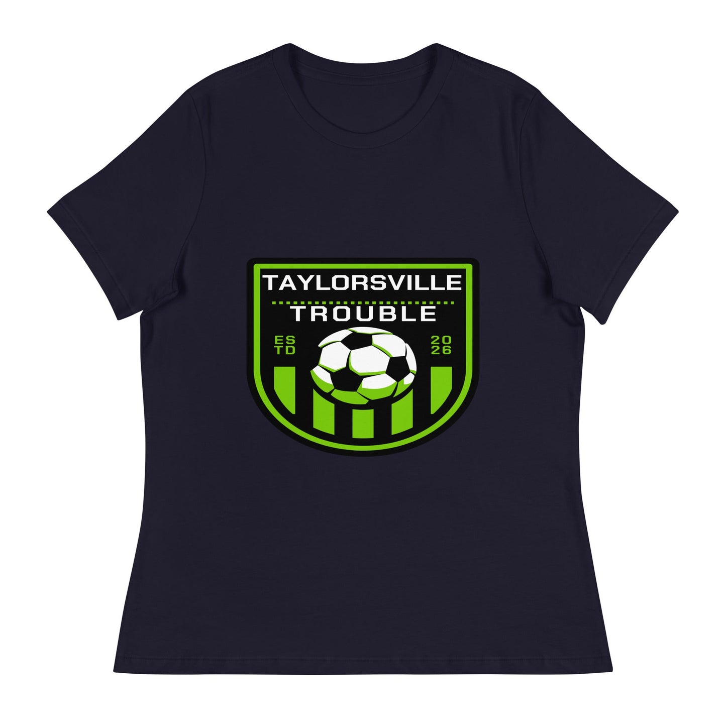 Performance | Women's Relaxed T Shirt | Taylorsville Trouble | Shield Logo