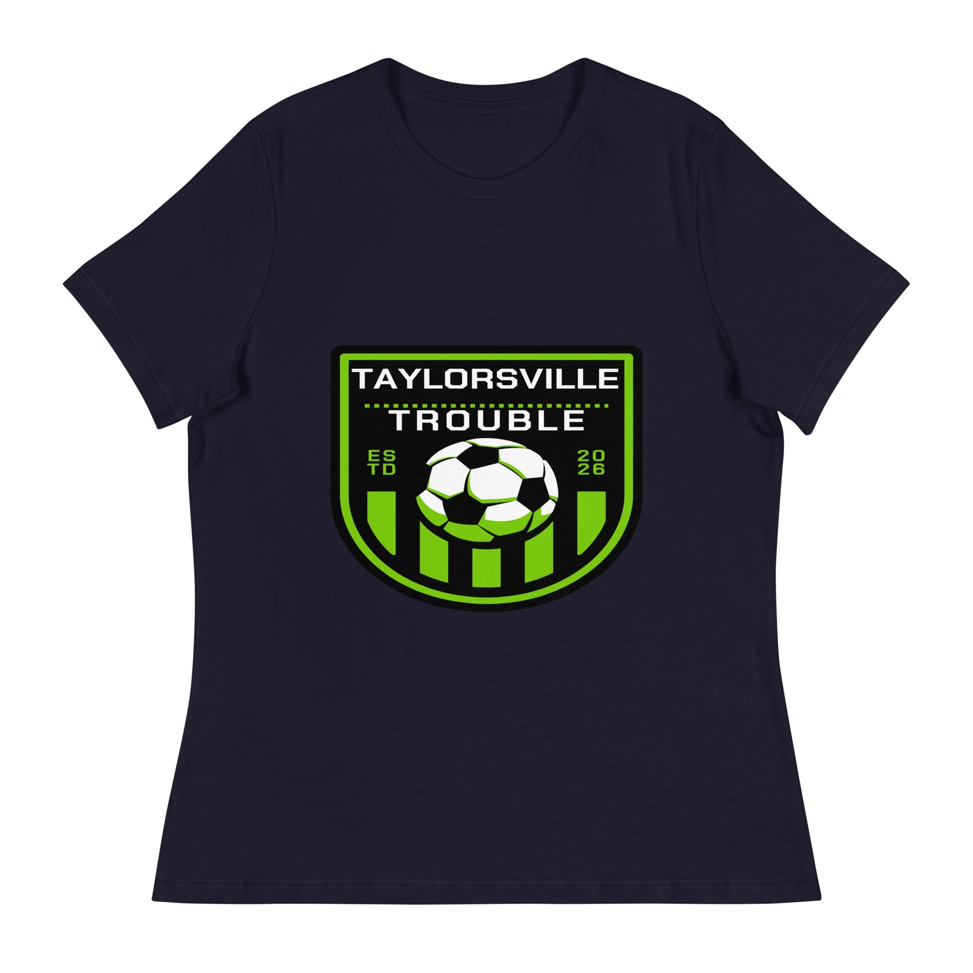 Performance | Women's Relaxed T Shirt | Taylorsville Trouble | Shield Logo