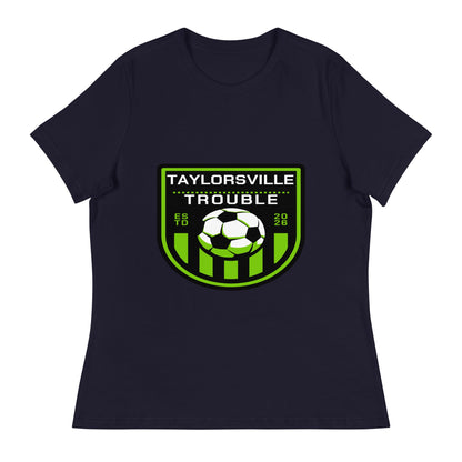 Performance | Women's Relaxed T Shirt | Taylorsville Trouble | Shield Logo