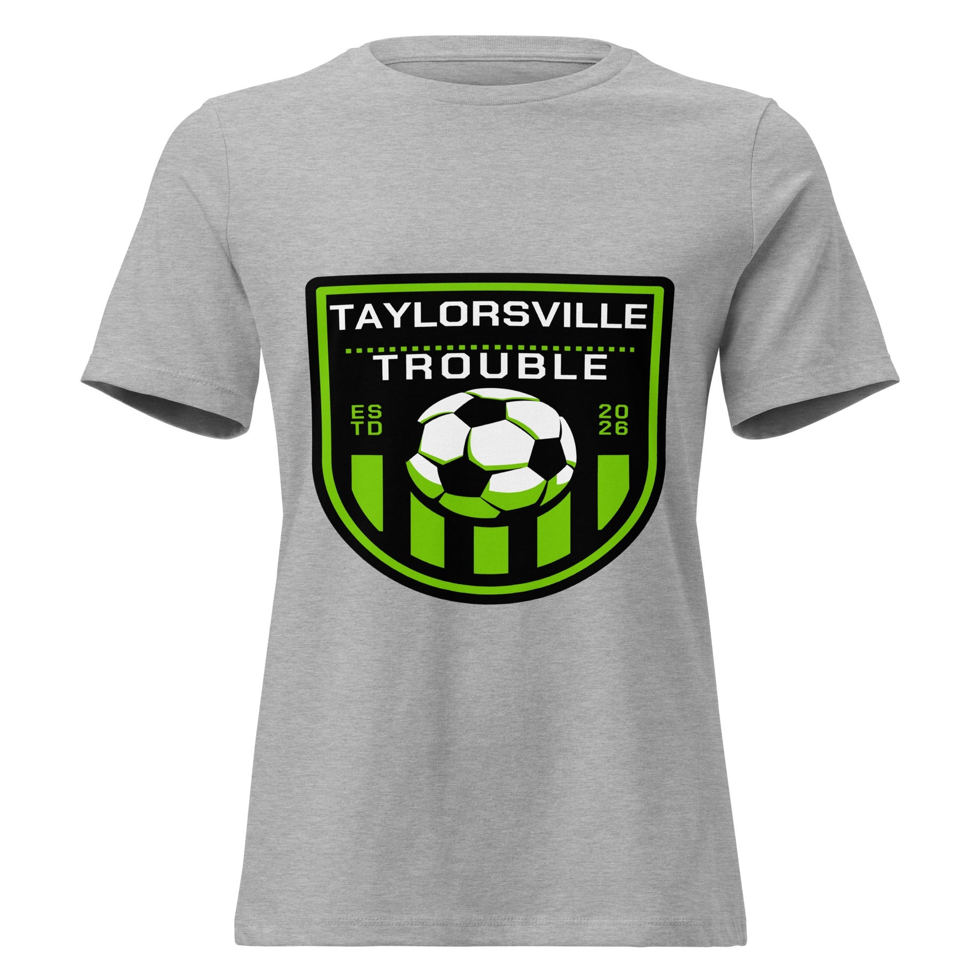 Performance | Women's Relaxed T Shirt | Taylorsville Trouble | Shield Logo