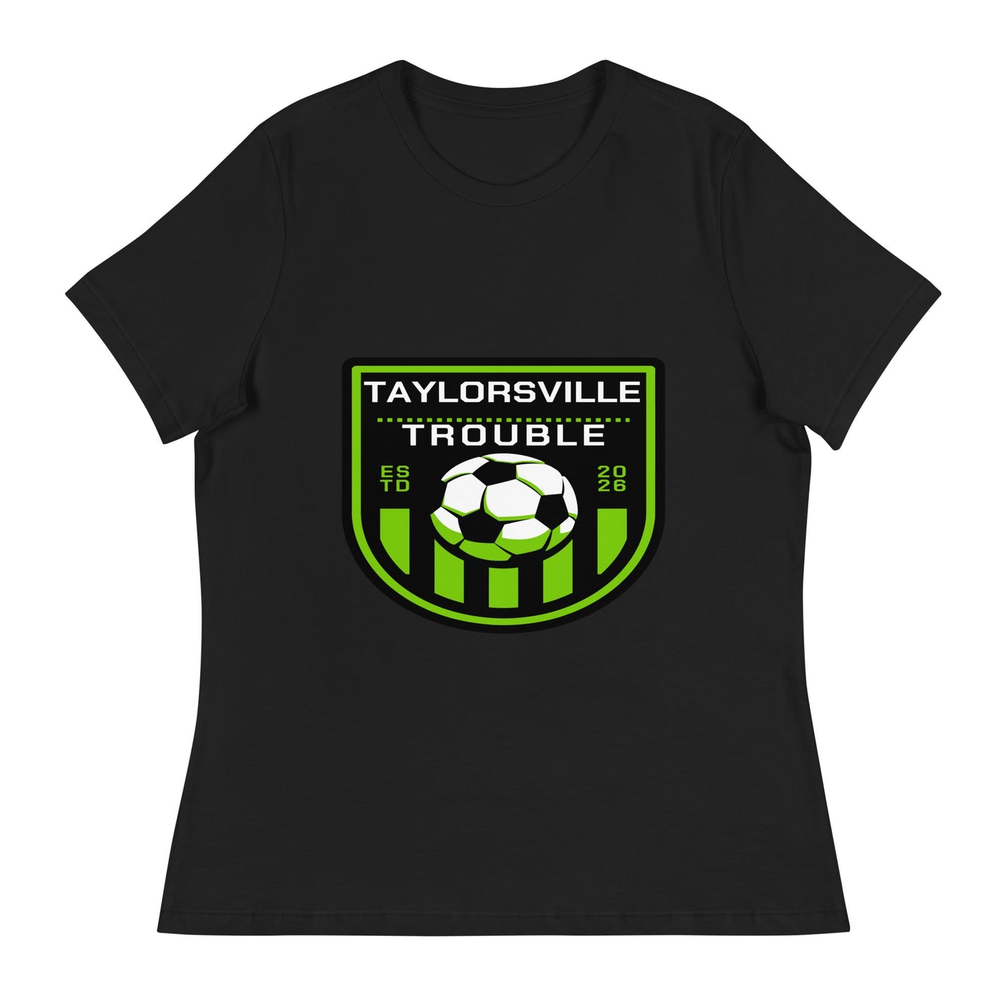 Performance | Women's Relaxed T Shirt | Taylorsville Trouble | Shield Logo