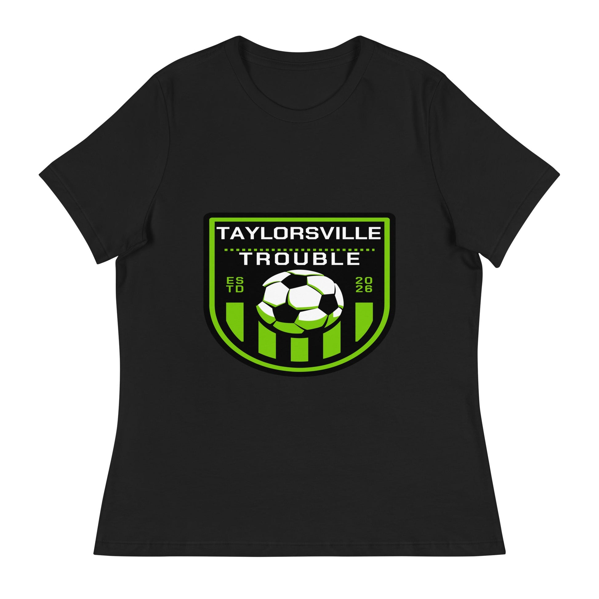 Performance | Women's Relaxed T Shirt | Taylorsville Trouble | Shield Logo