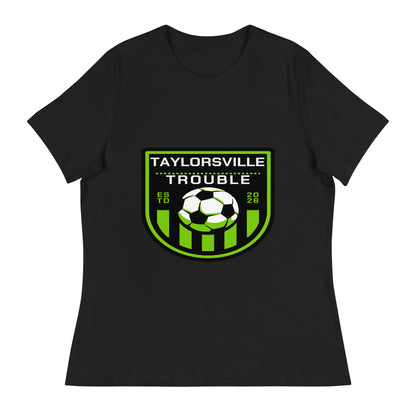 Performance | Women's Relaxed T Shirt | Taylorsville Trouble | Shield Logo