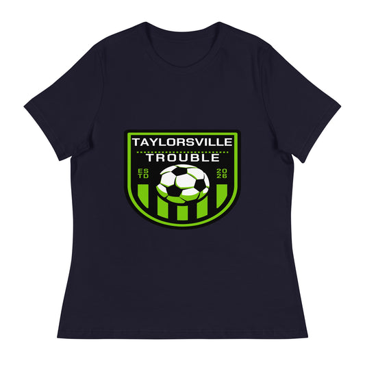 Performance | Women's Relaxed T Shirt | Taylorsville Trouble | Shield Logo