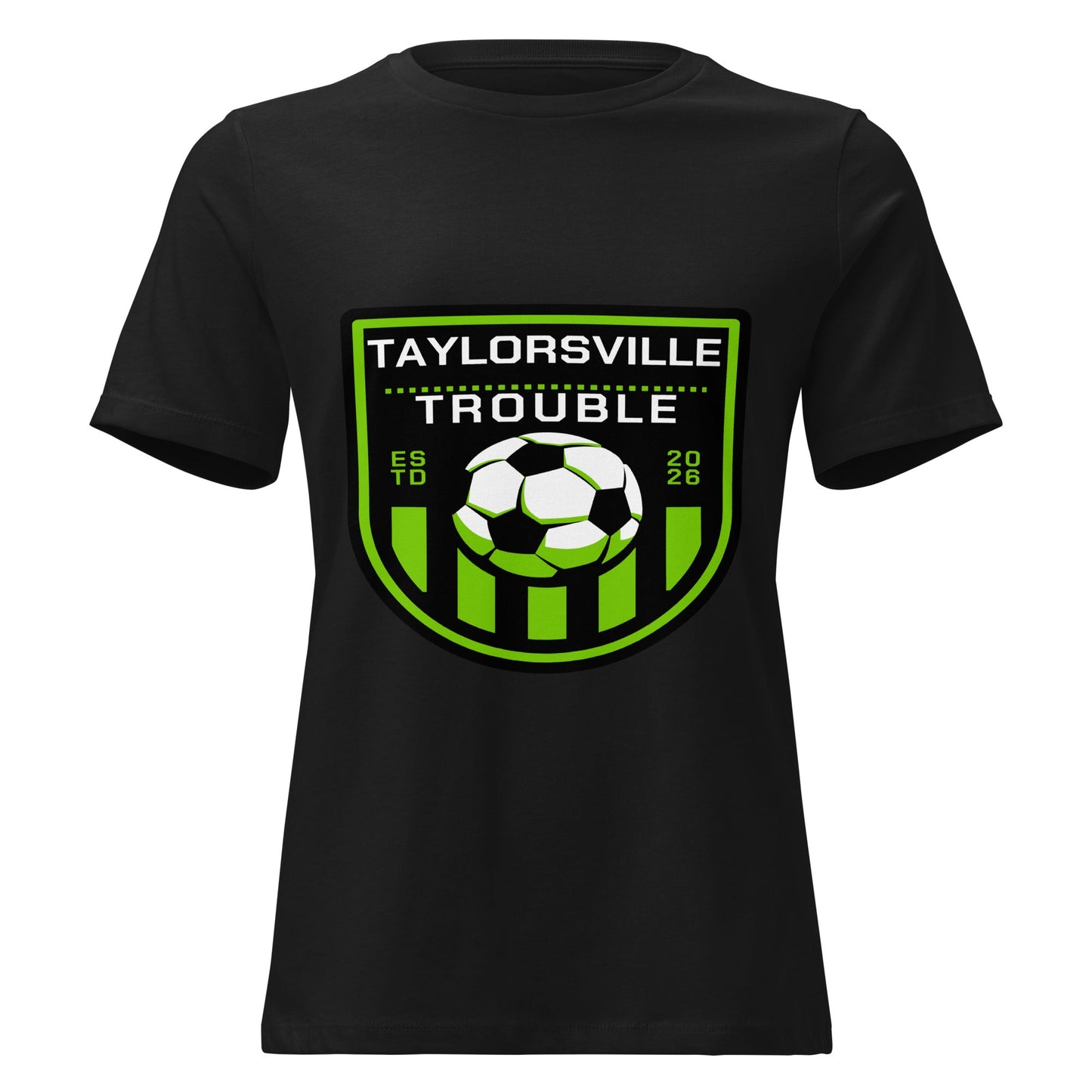 Performance | Women's Relaxed T Shirt | Taylorsville Trouble | Shield Logo