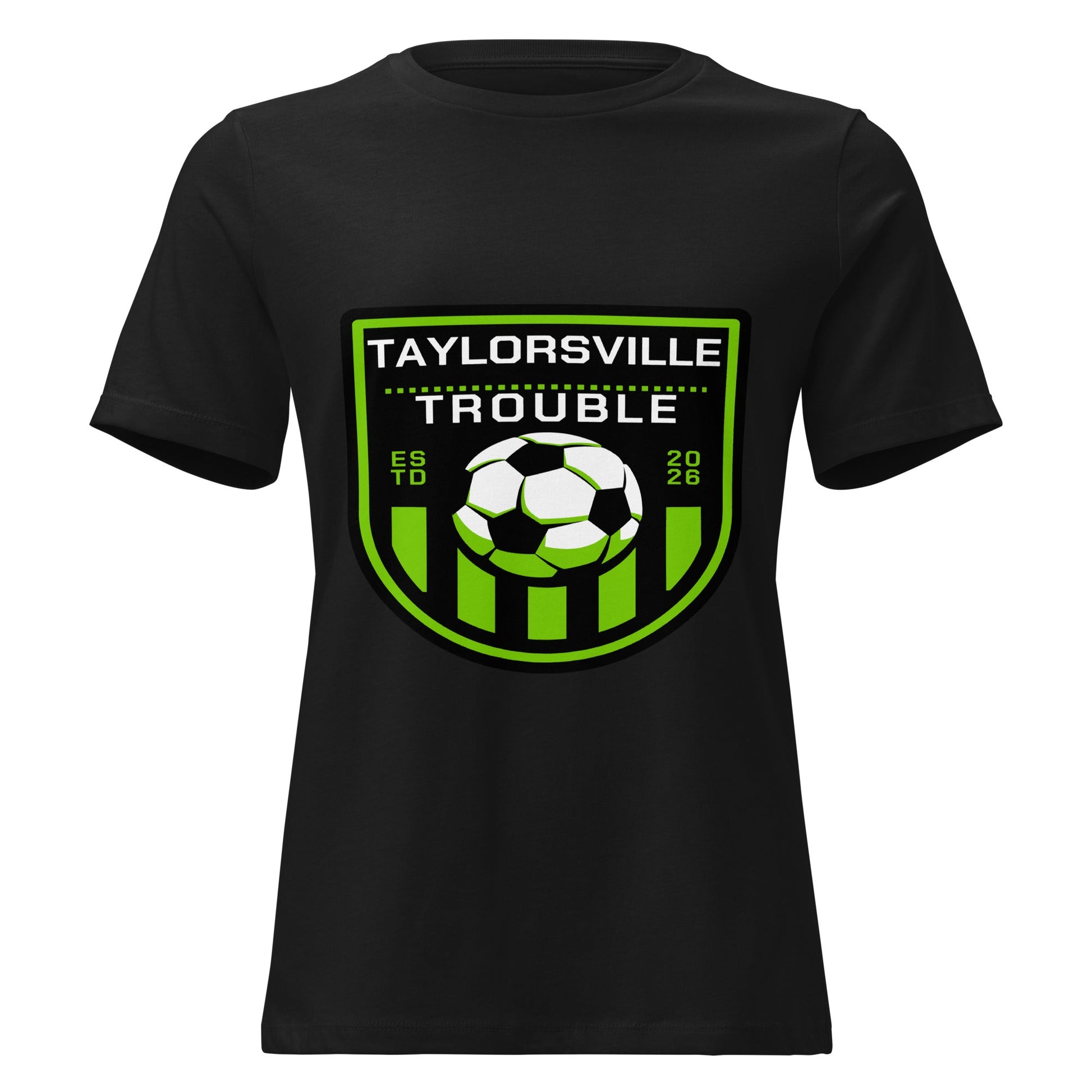 Performance | Women's Relaxed T Shirt | Taylorsville Trouble | Shield Logo