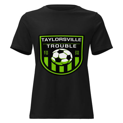 Performance | Women's Relaxed T Shirt | Taylorsville Trouble | Shield Logo