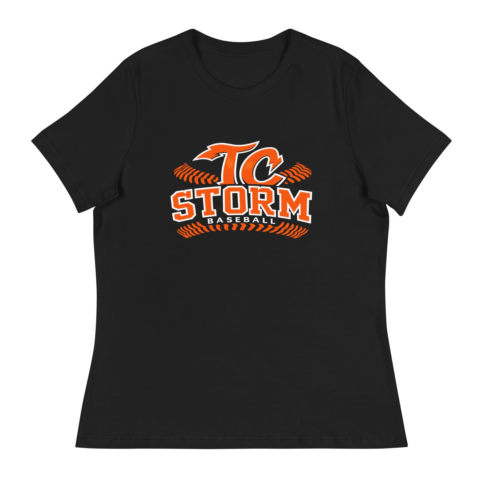 Performance | Women's Relaxed T Shirt | TC Storm baseball | TC Seams Logo