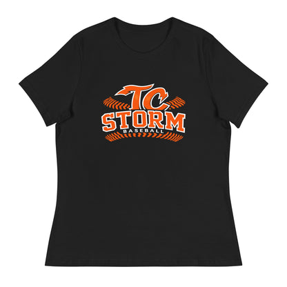 Performance | Women's Relaxed T Shirt | TC Storm baseball | TC Seams Logo