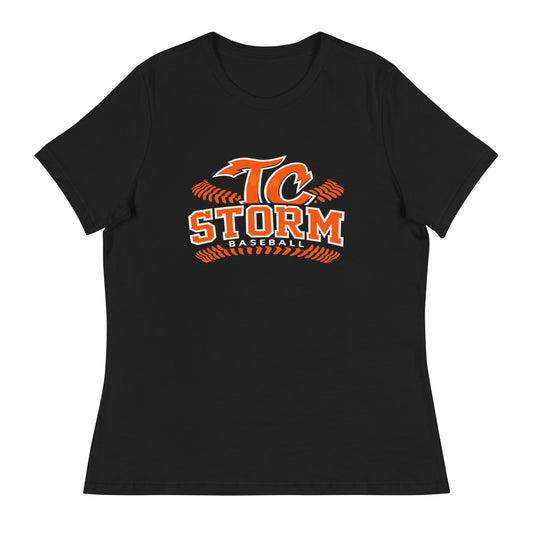 Performance | Women's Relaxed T Shirt | TC Storm baseball | TC Seams Logo