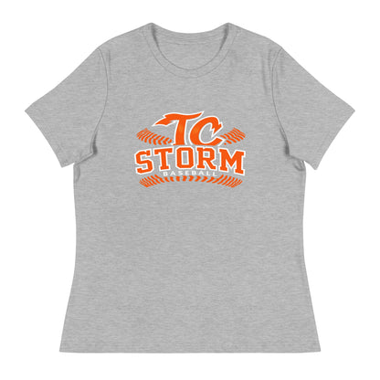 Performance | Women's Relaxed T Shirt | TC Storm baseball | TC Seams Logo