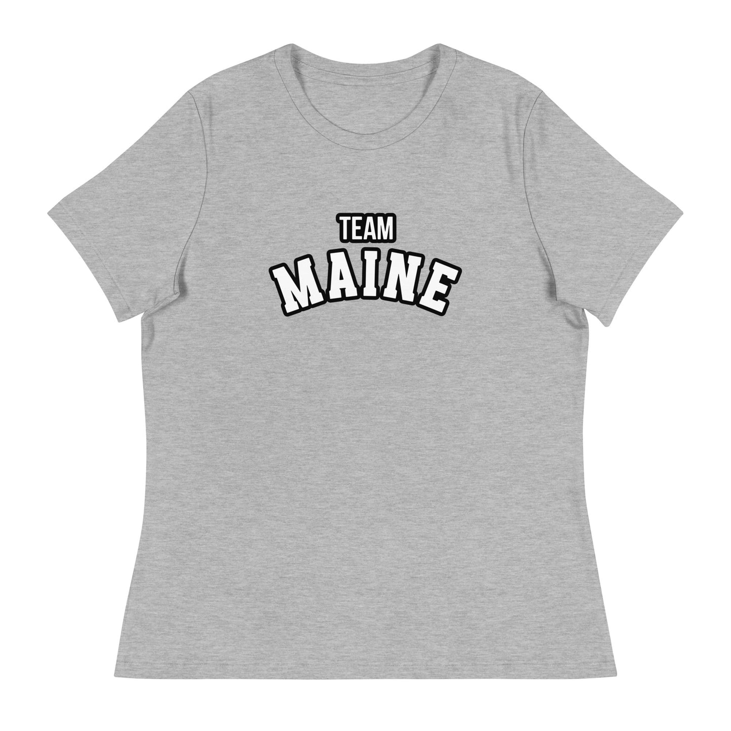 Performance | Women's Relaxed T Shirt | Team Maine | Arch Mark Logo