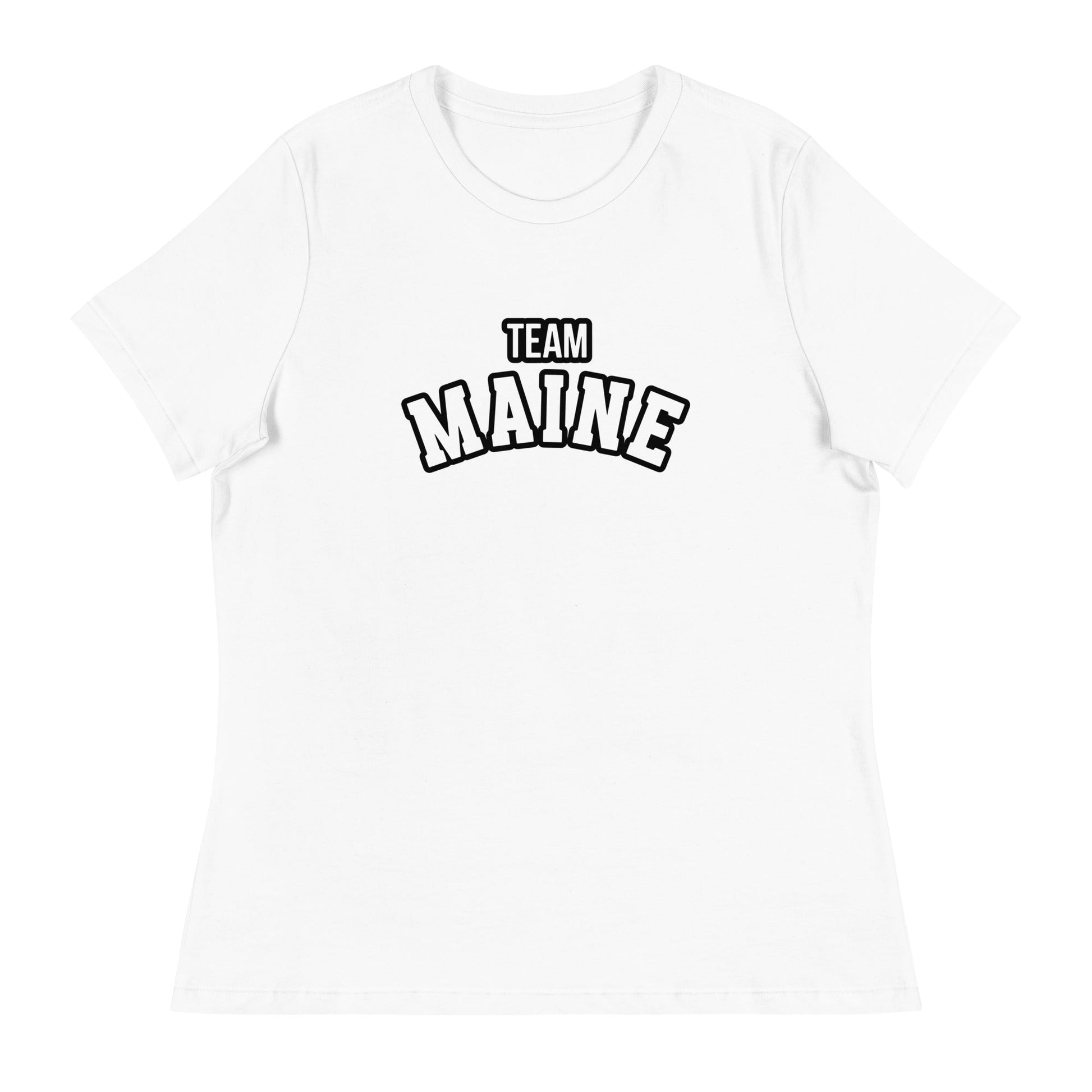 Performance | Women's Relaxed T Shirt | Team Maine | Arch Mark Logo