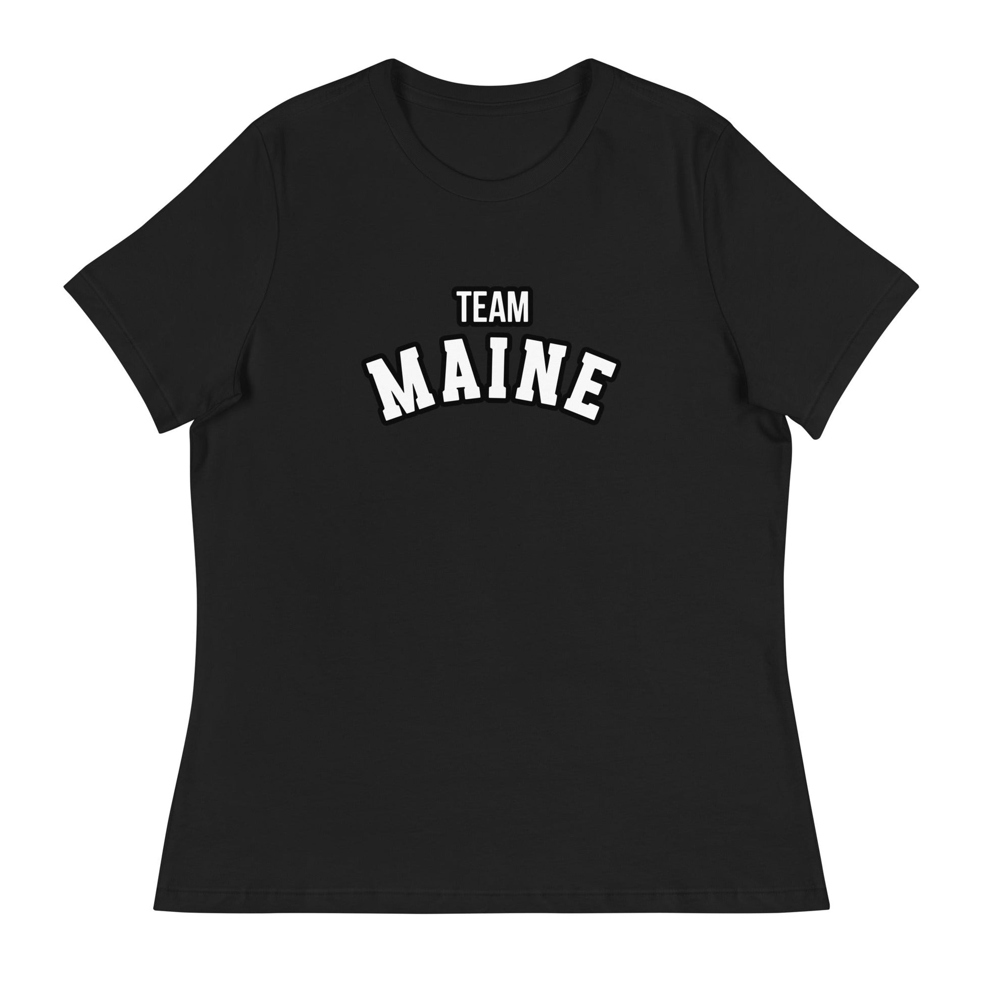 Performance | Women's Relaxed T Shirt | Team Maine | Arch Mark Logo