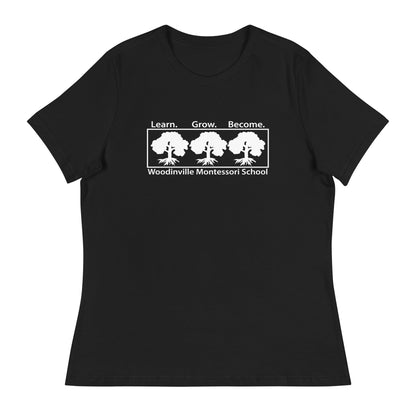 Performance | Women's Relaxed T Shirt | TEST WMS Store | White Logo Logo