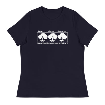 Performance | Women's Relaxed T Shirt | TEST WMS Store | White Logo Logo