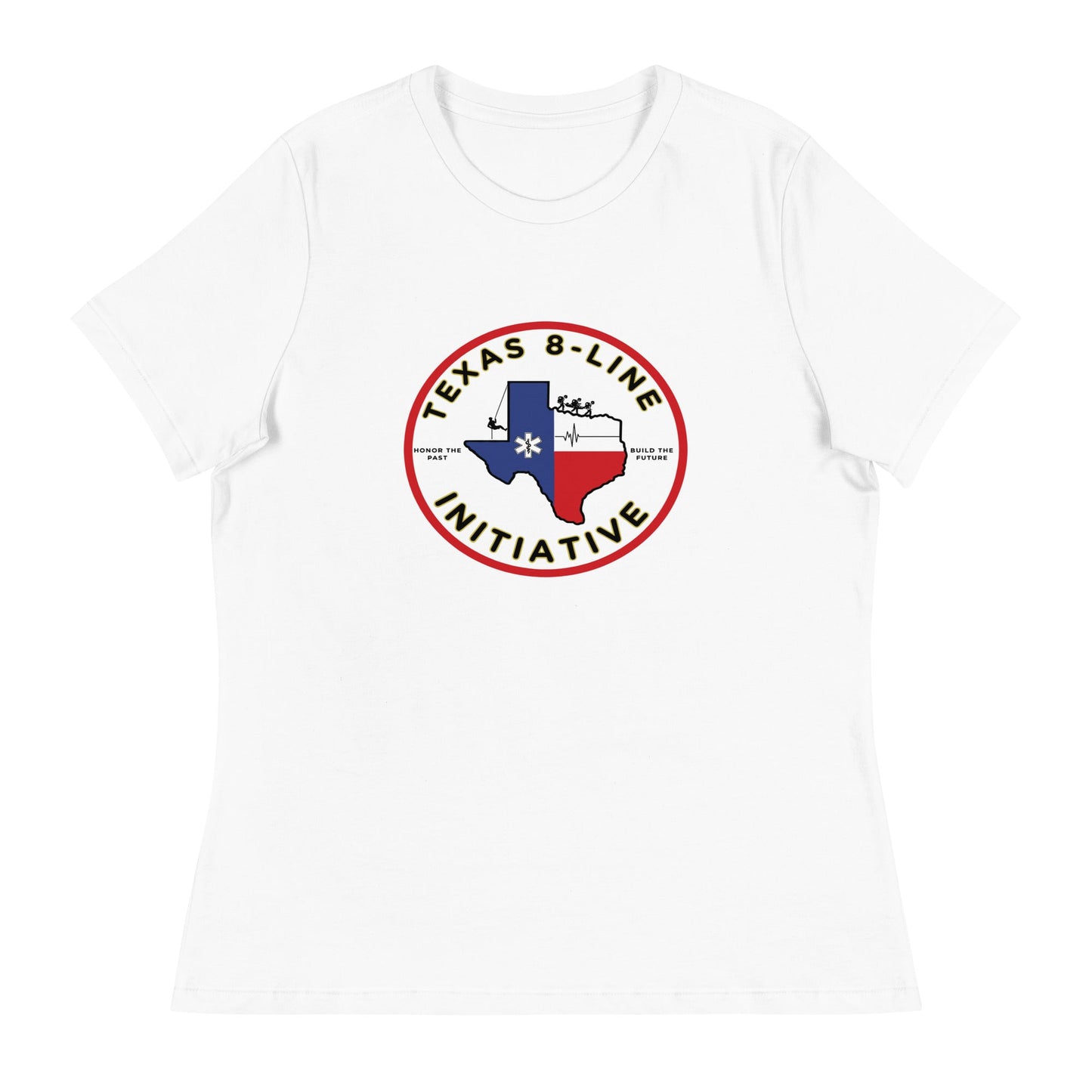 Performance | Women's Relaxed T Shirt | Texas 8 - Line Initiative | Badge Logo