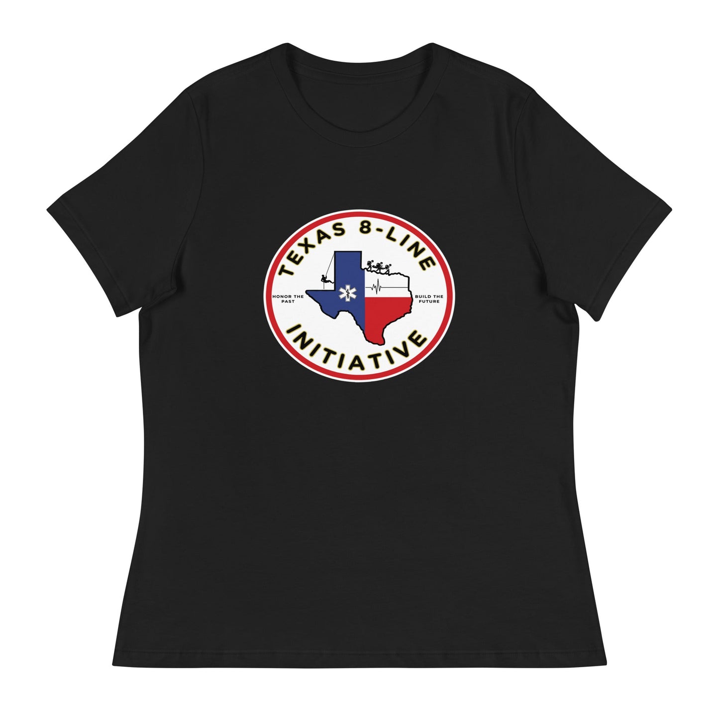 Performance | Women's Relaxed T Shirt | Texas 8 - Line Initiative | Badge Logo