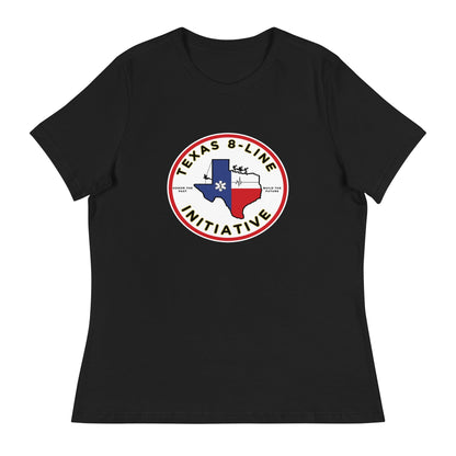 Performance | Women's Relaxed T Shirt | Texas 8 - Line Initiative | Badge Logo