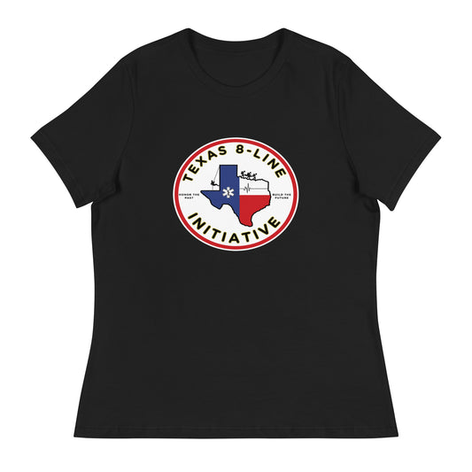 Performance | Women's Relaxed T Shirt | Texas 8 - Line Initiative | Badge Logo