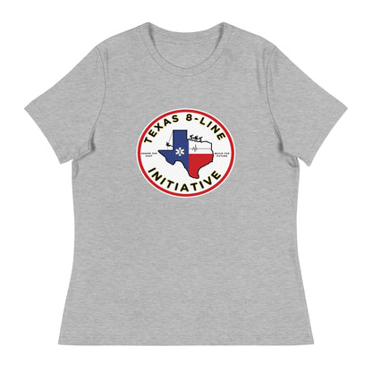 Performance | Women's Relaxed T Shirt | Texas 8 - Line Initiative | Badge Logo