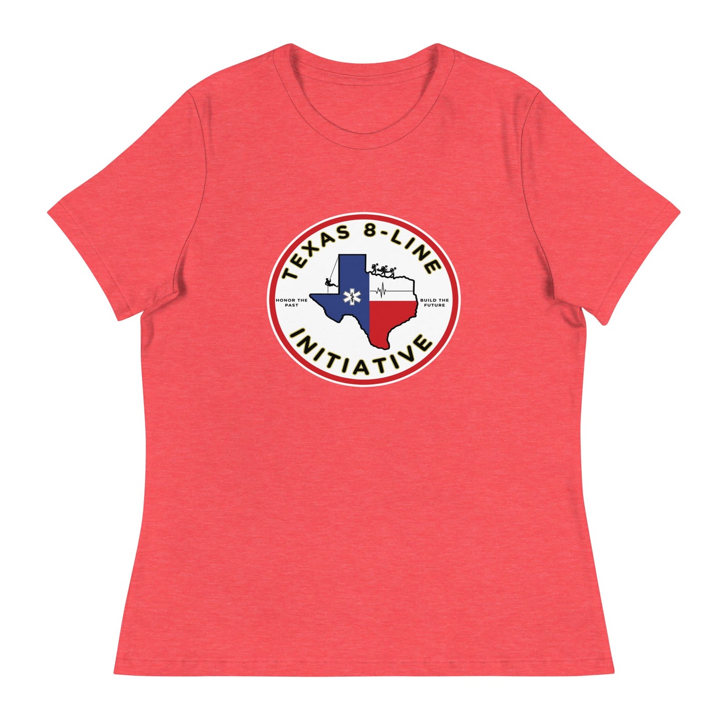 Performance | Women's Relaxed T Shirt | Texas 8 - Line Initiative | Badge Logo