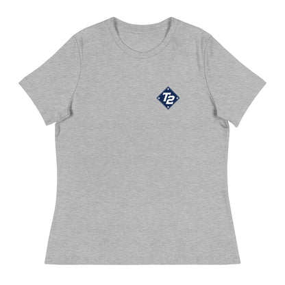 Performance | Women's Relaxed T Shirt | Texas Turn Two Baseball | Crest Logo