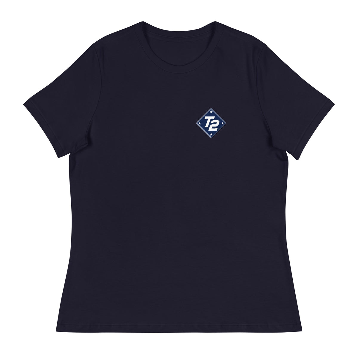 Performance | Women's Relaxed T Shirt | Texas Turn Two Baseball | Crest Logo