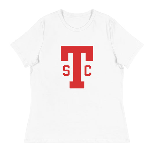 Performance | Women's Relaxed T Shirt | Texoma Softball Club | Block T Logo