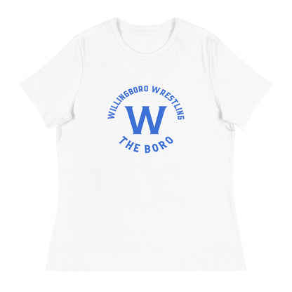 Performance | Women's Relaxed T Shirt | The Boro Brand | Script Logo