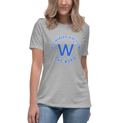 Performance | Women's Relaxed T Shirt | The Boro Brand | Script Logo